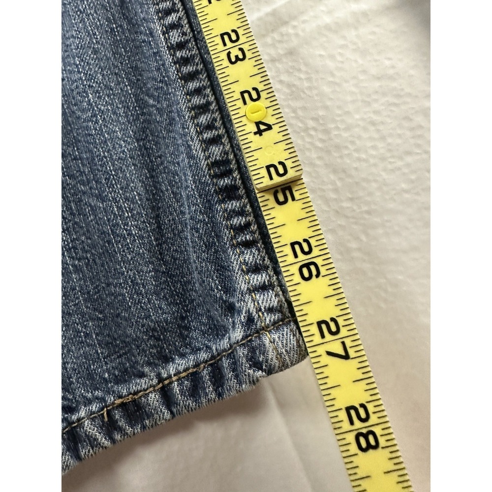 Denizen From Levis 281 Jeans 36x27 Straight Fit Denim Men's Size Blue Dirty Wash - Picture 8 of 15